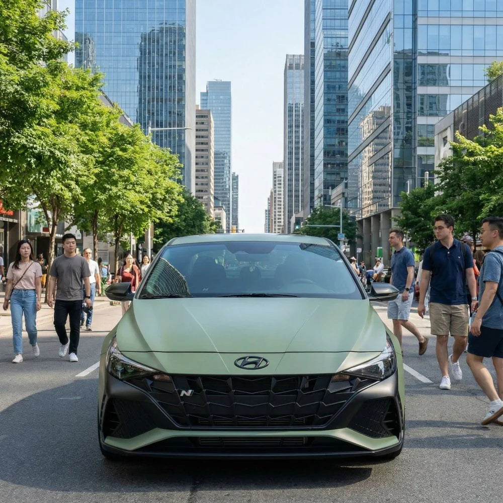 Flat "Military Green" Vinyl Wrap