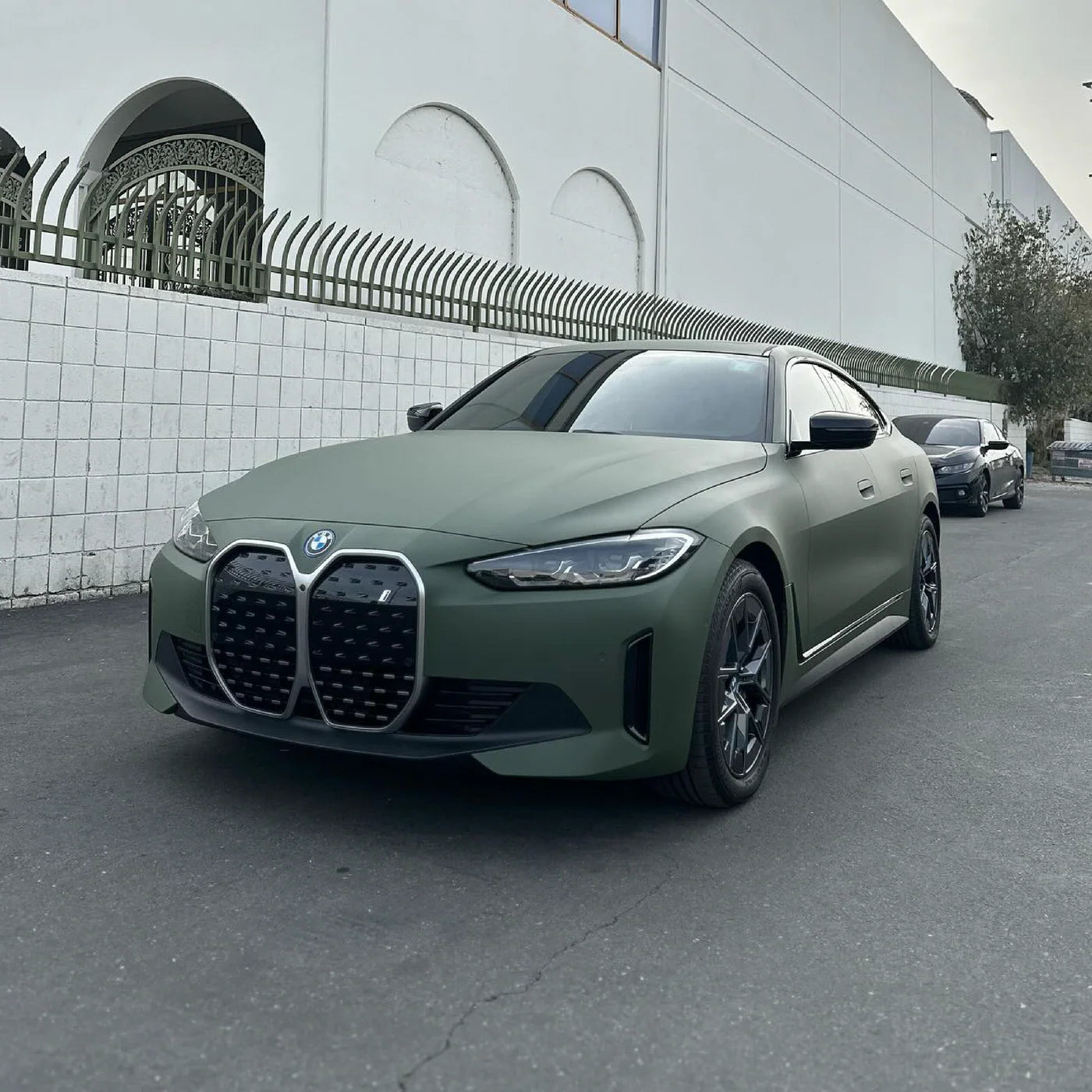 Flat "Military Green" Vinyl Wrap